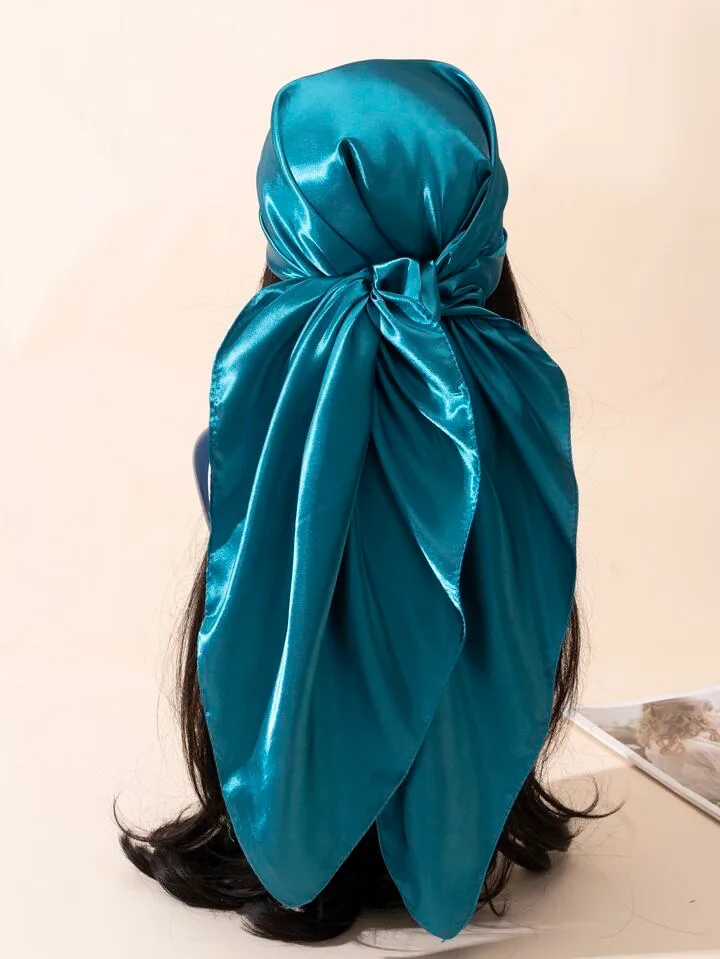 Pañoleta unicolor aguamarina